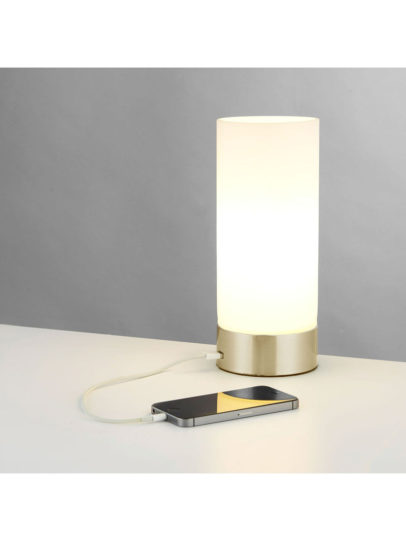Gallery Home Silver Lara Table Lamp