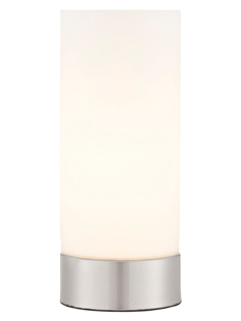 Gallery Home Silver Lara touch control table lamp, imported from the UK