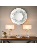 Gallery Home silver Appella table lamp (British brand)