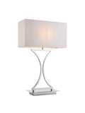 Gallery Home silver Appella table lamp (British brand)
