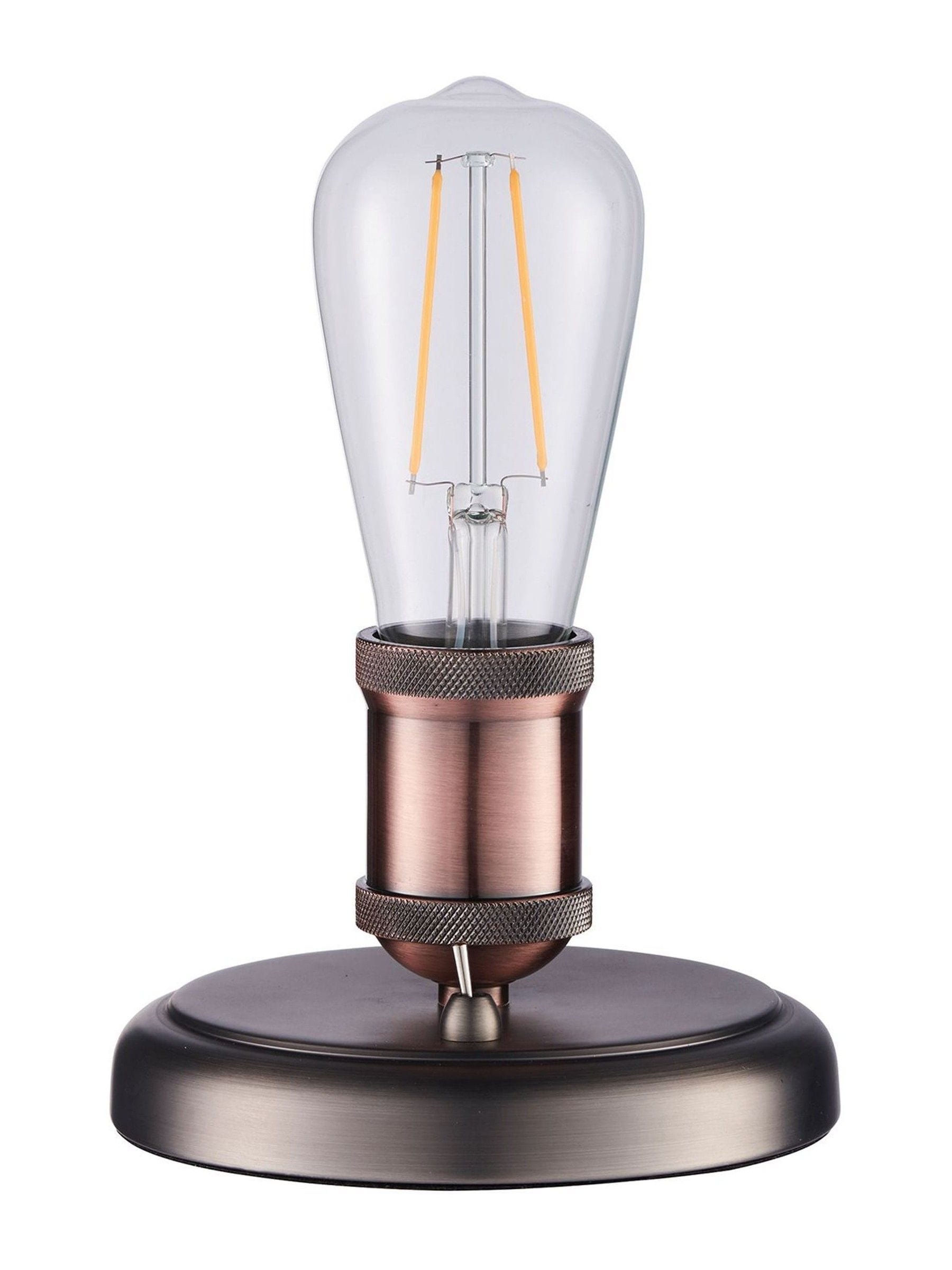 Gallery Home Copper Halsy industrial table lamp - British product