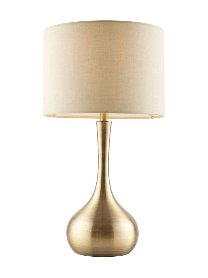 Gallery Home table lamp silver ambiance touch dimming (British brand)