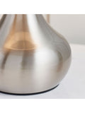 Lampe de table Gallery Home ambiance argentée gradation tactile (marque britannique)