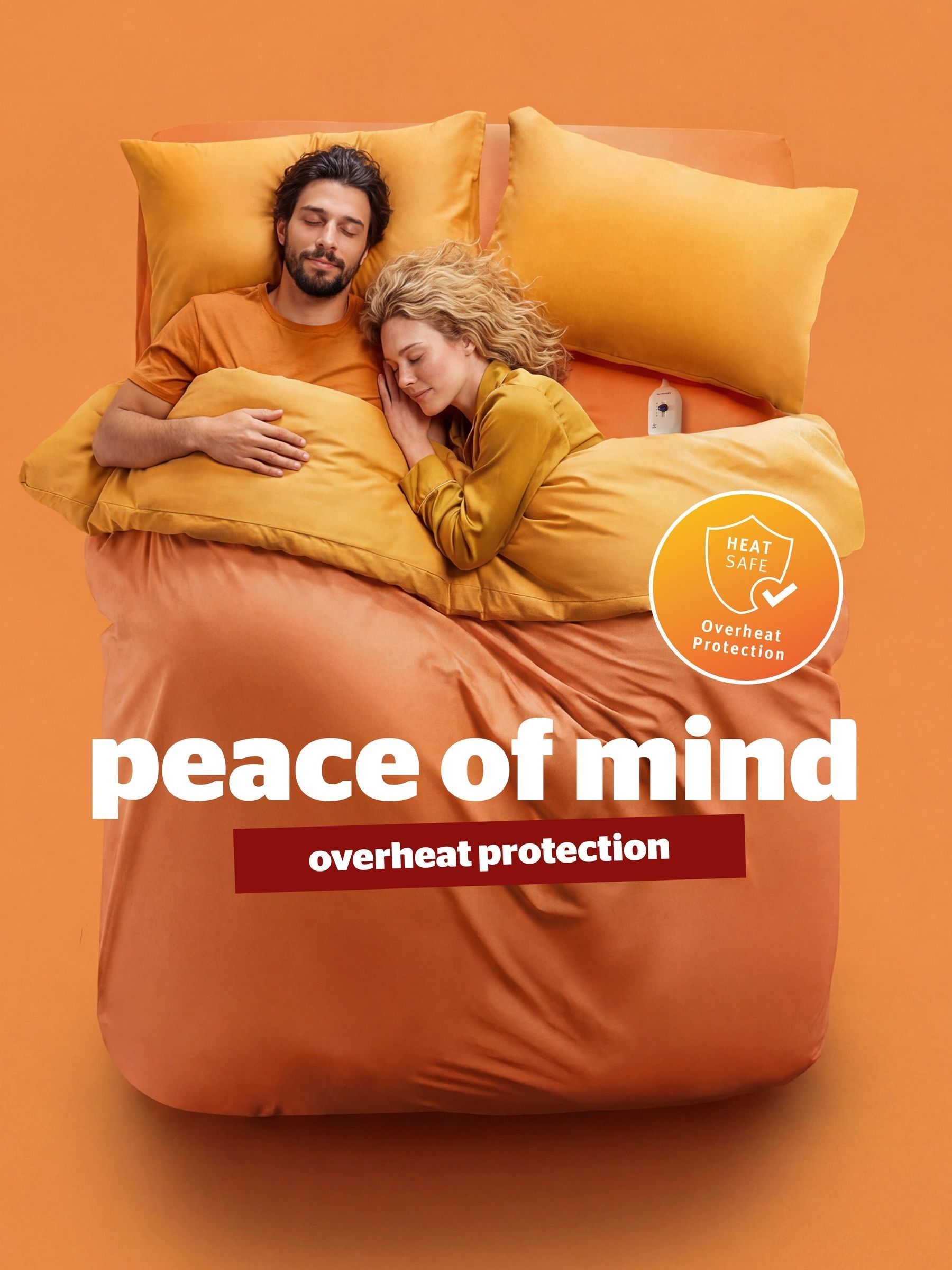 Silentnight Cream Dual Control Electric Blanket 135x120cm, UK version