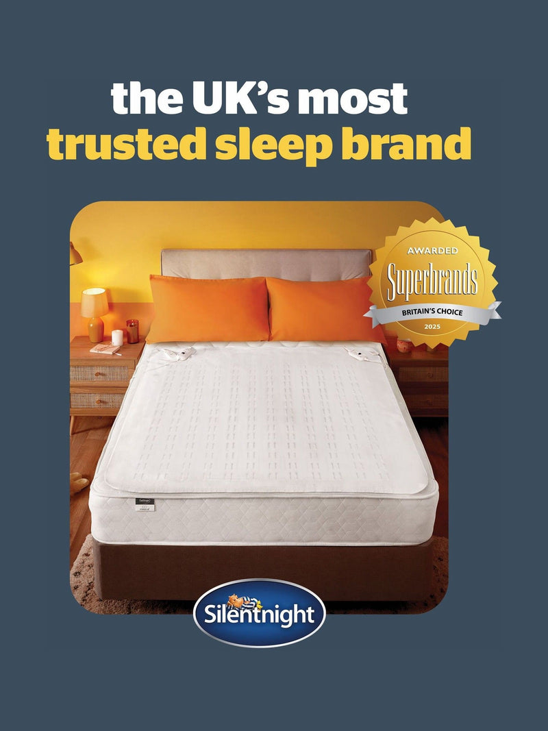 Silentnight Cream Dual Control Electric Blanket 135x120cm, UK version