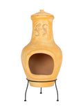 Charles Bentley terracotta garden clay chiminea lizard design (British brand)