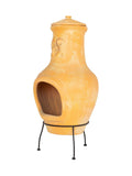 Charles Bentley terracotta garden clay chiminea lizard design (British brand)