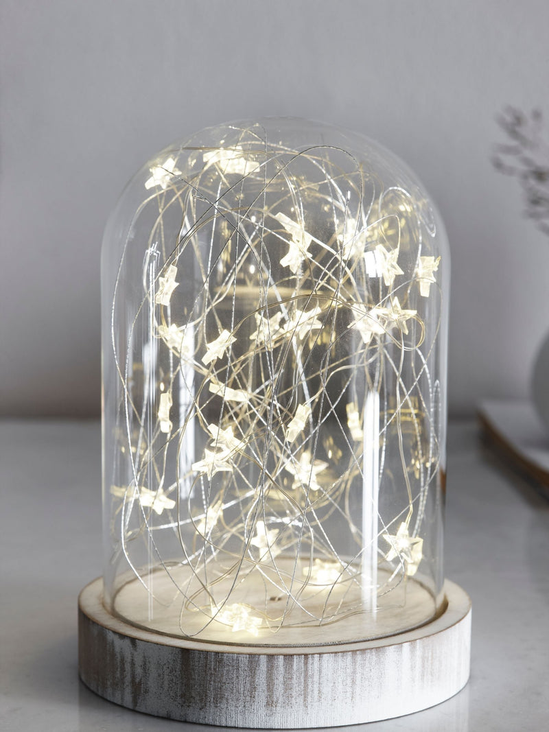 White Star cloche light battery operated 30 stars (British brand)
