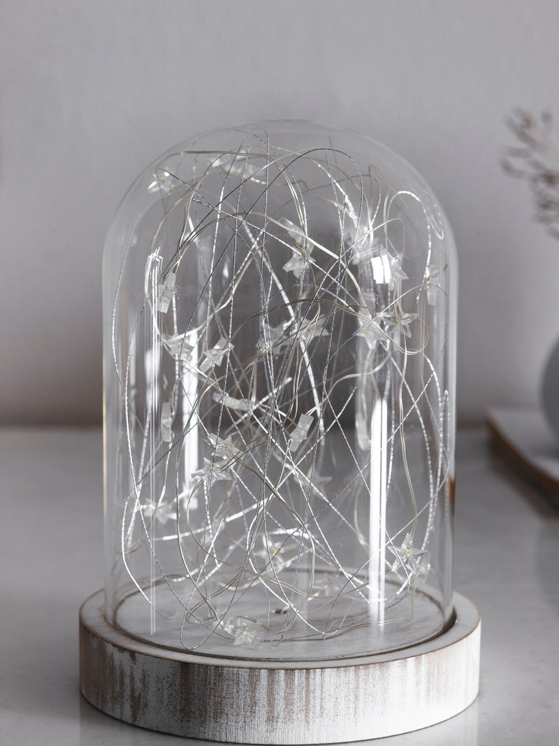 White Star cloche light battery operated 30 stars (British brand)