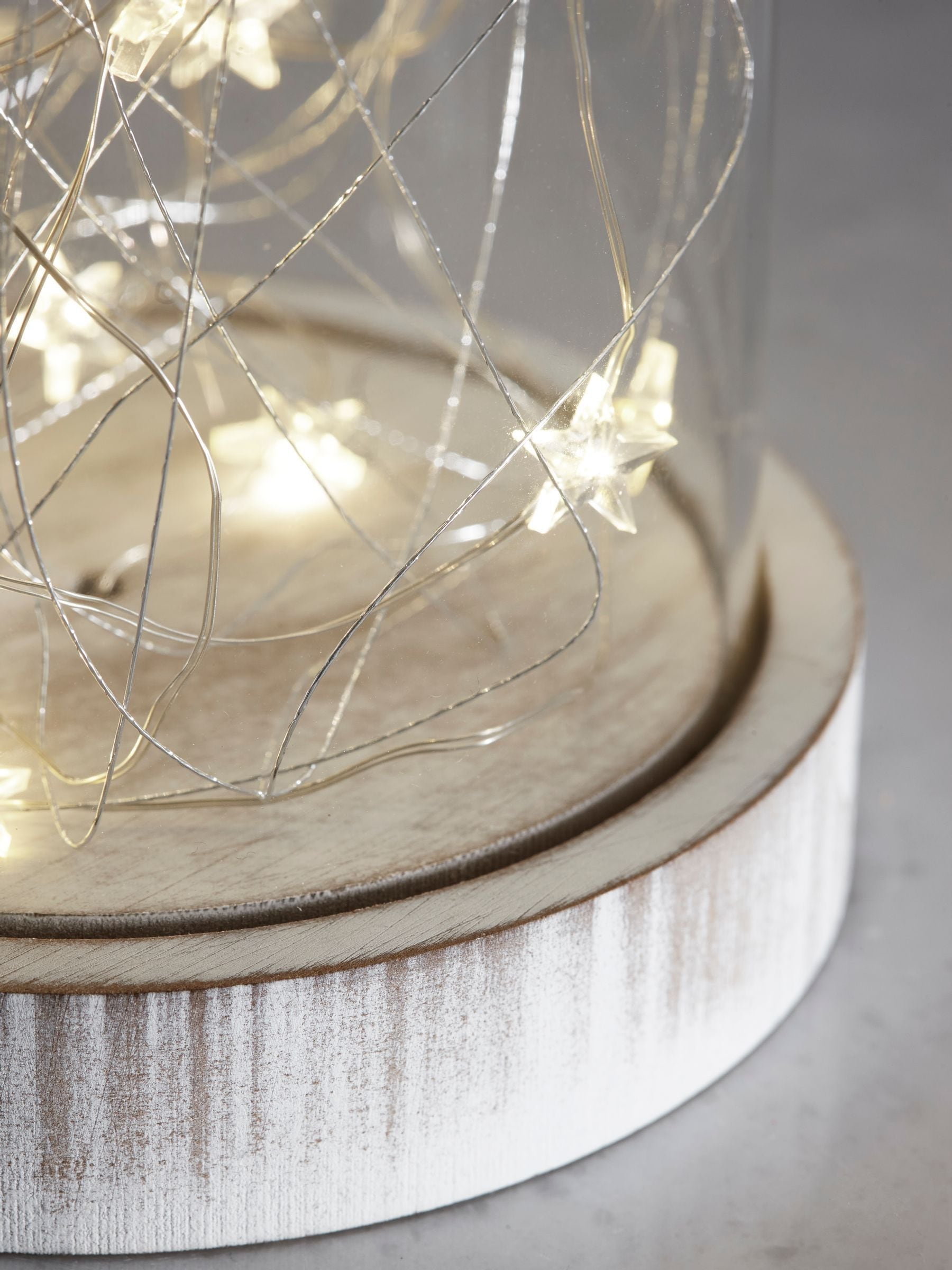 White Star cloche light battery operated 30 stars (British brand)