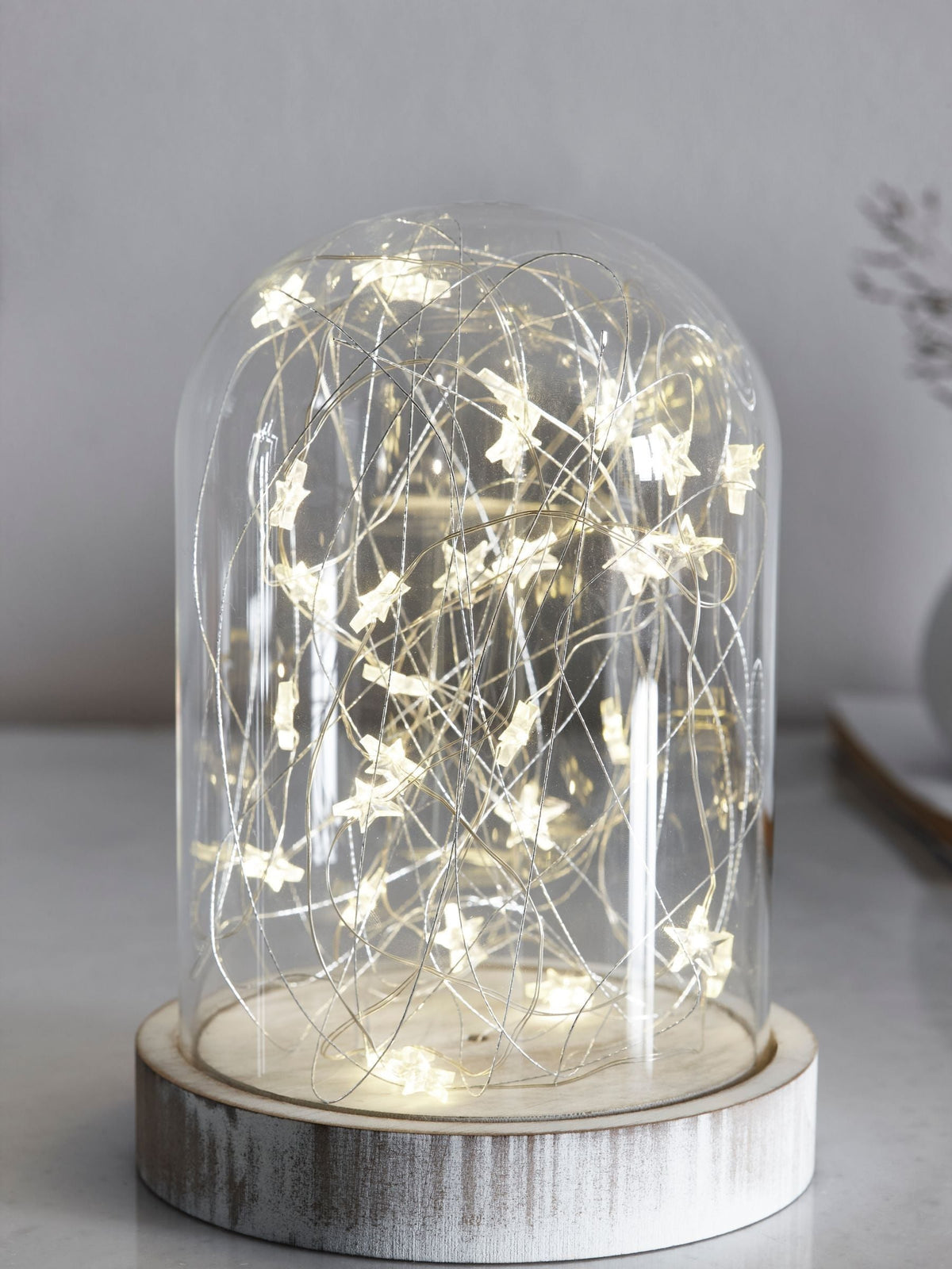 White Star cloche light battery operated 30 stars (British brand)