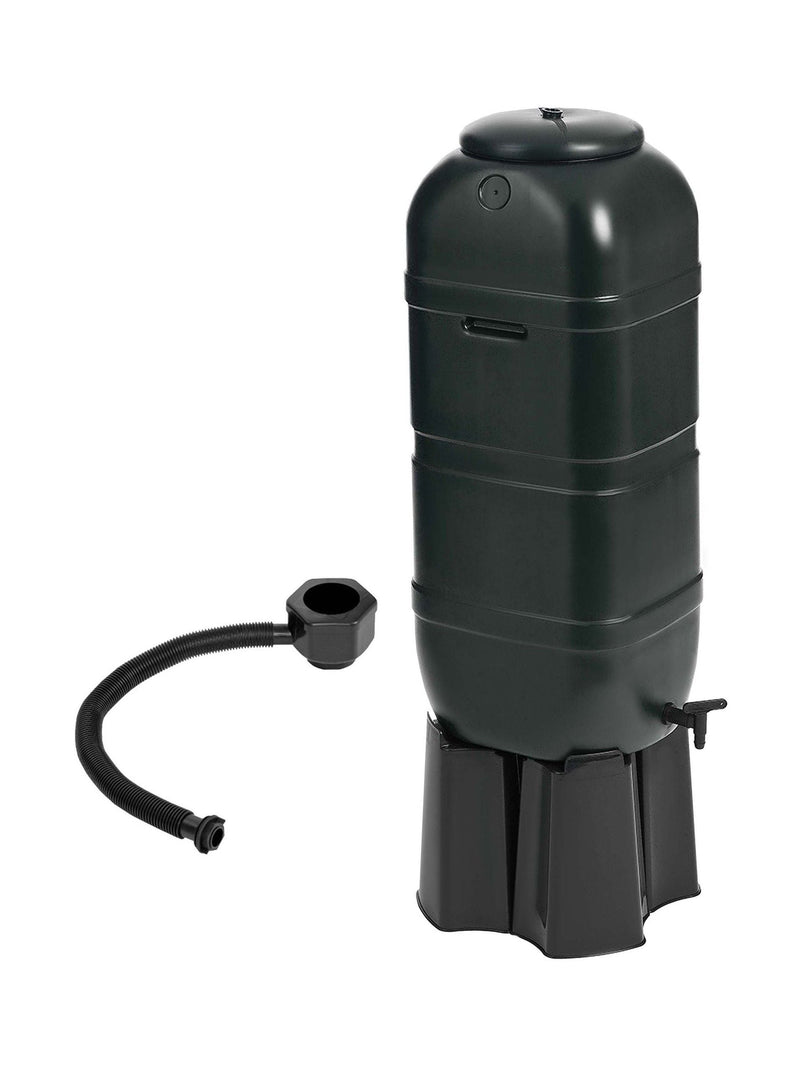 Charles Bentley dark green garden water butt 100 litre - British product