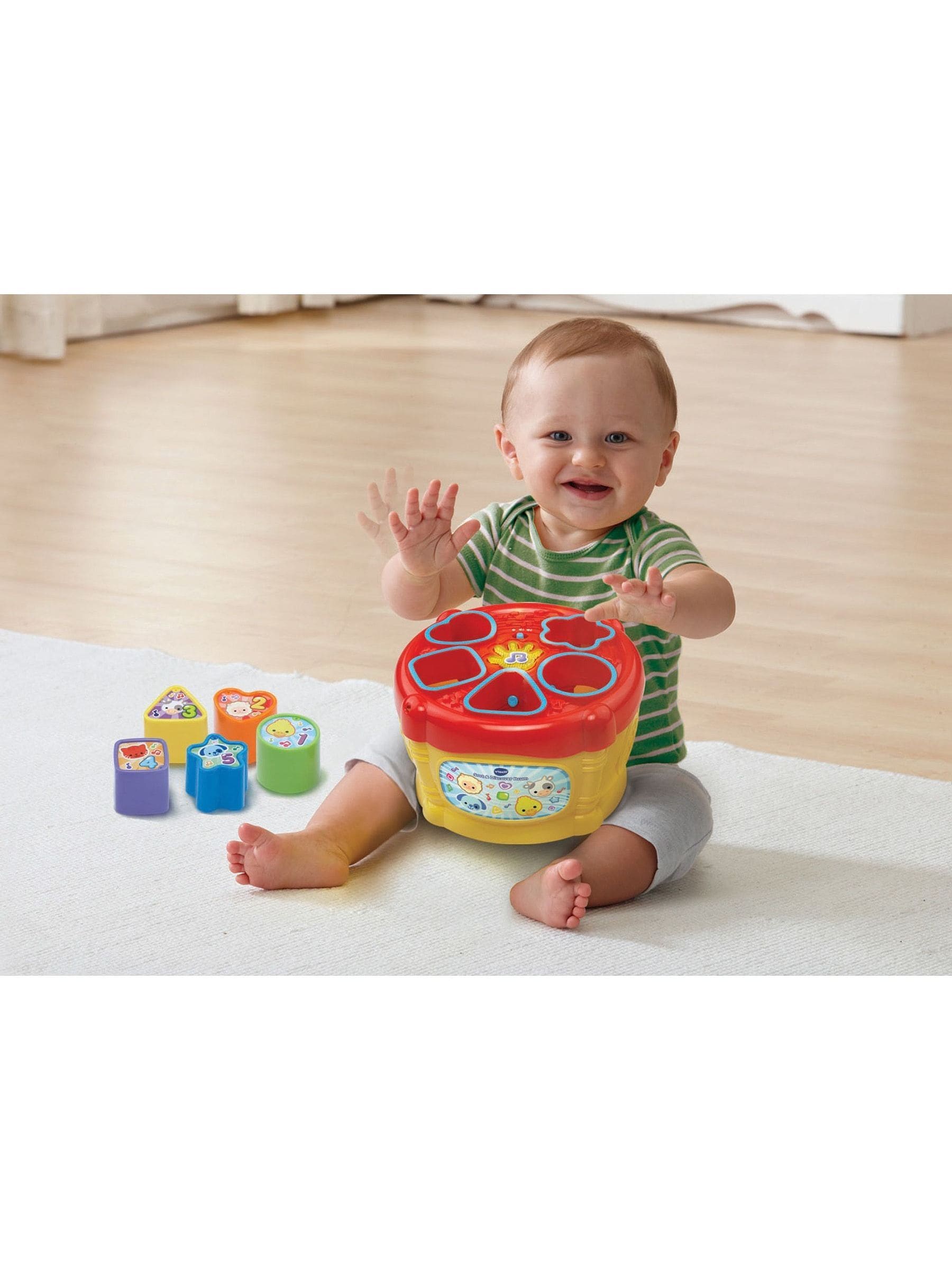 VTech Sort & Discover Drum toy, imported from the UK
