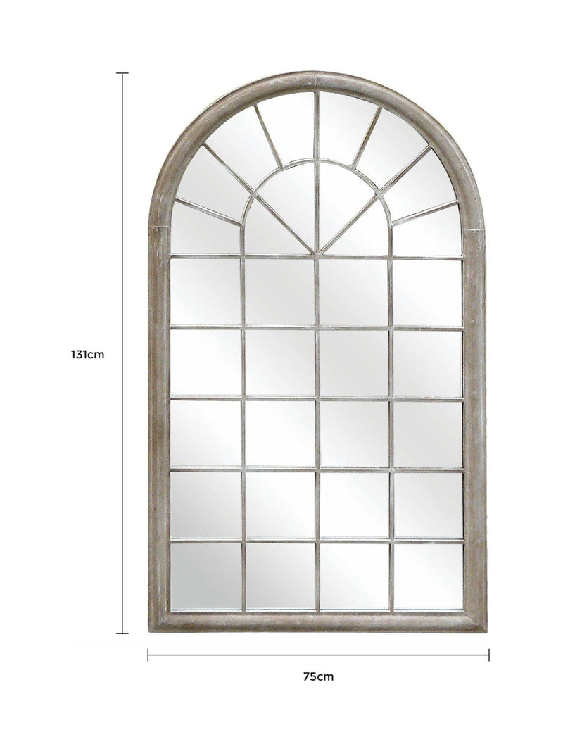 Charles Bentley single arch garden mirror 131cm, UK version