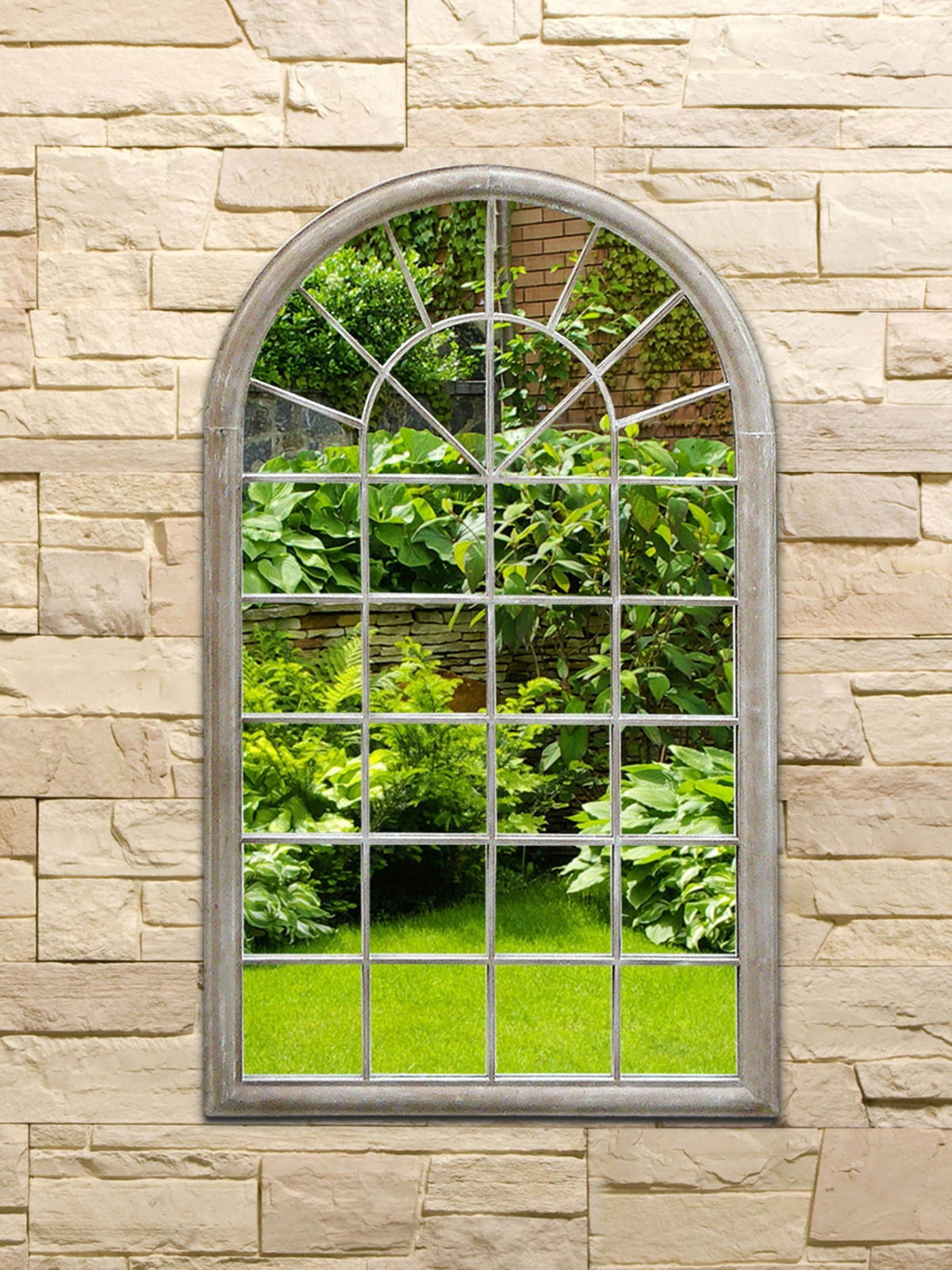 Charles Bentley single arch garden mirror 131cm, UK version