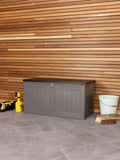 Charles Bentley garden storage box beige 190L, imported from the UK