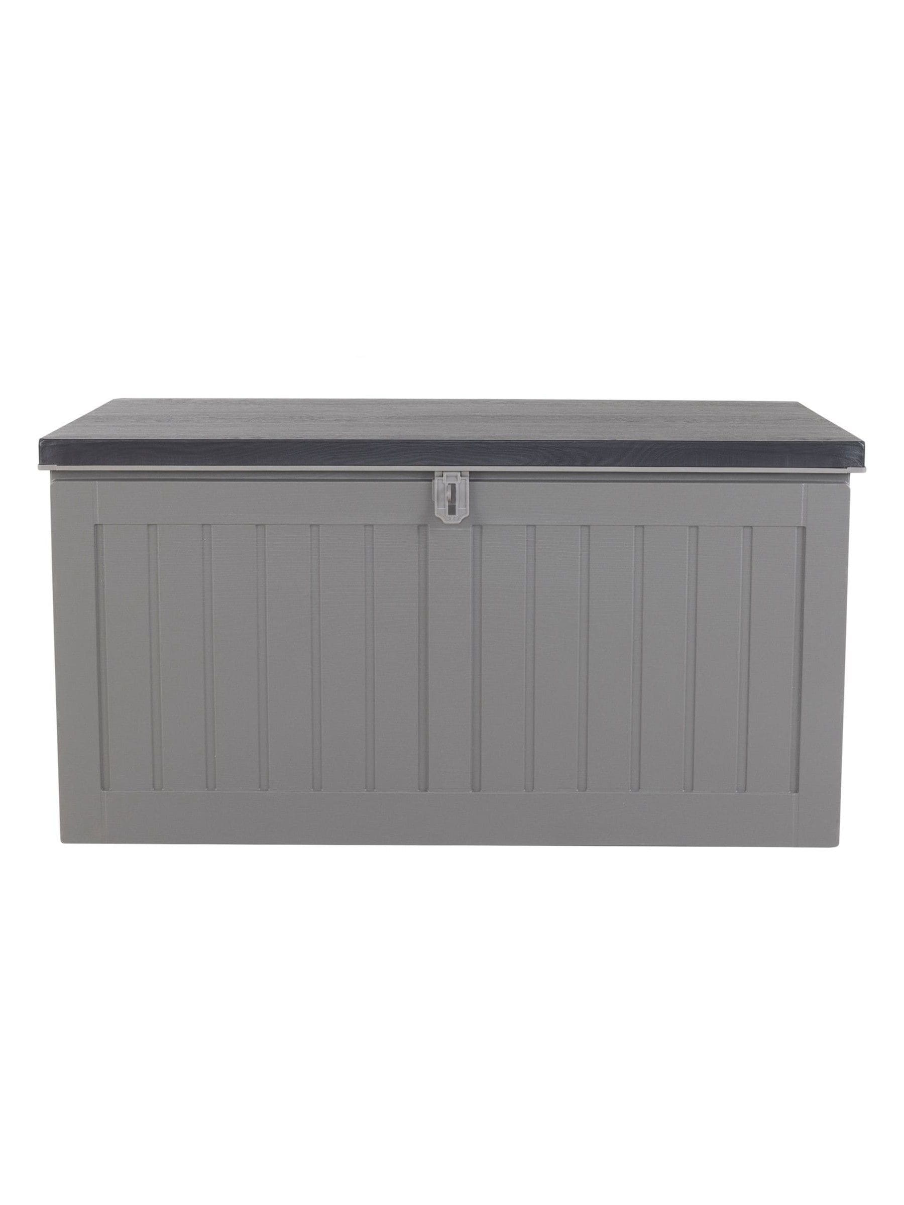 Charles Bentley garden storage box beige 190L, imported from the UK
