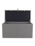 Charles Bentley garden storage box beige 190L, imported from the UK