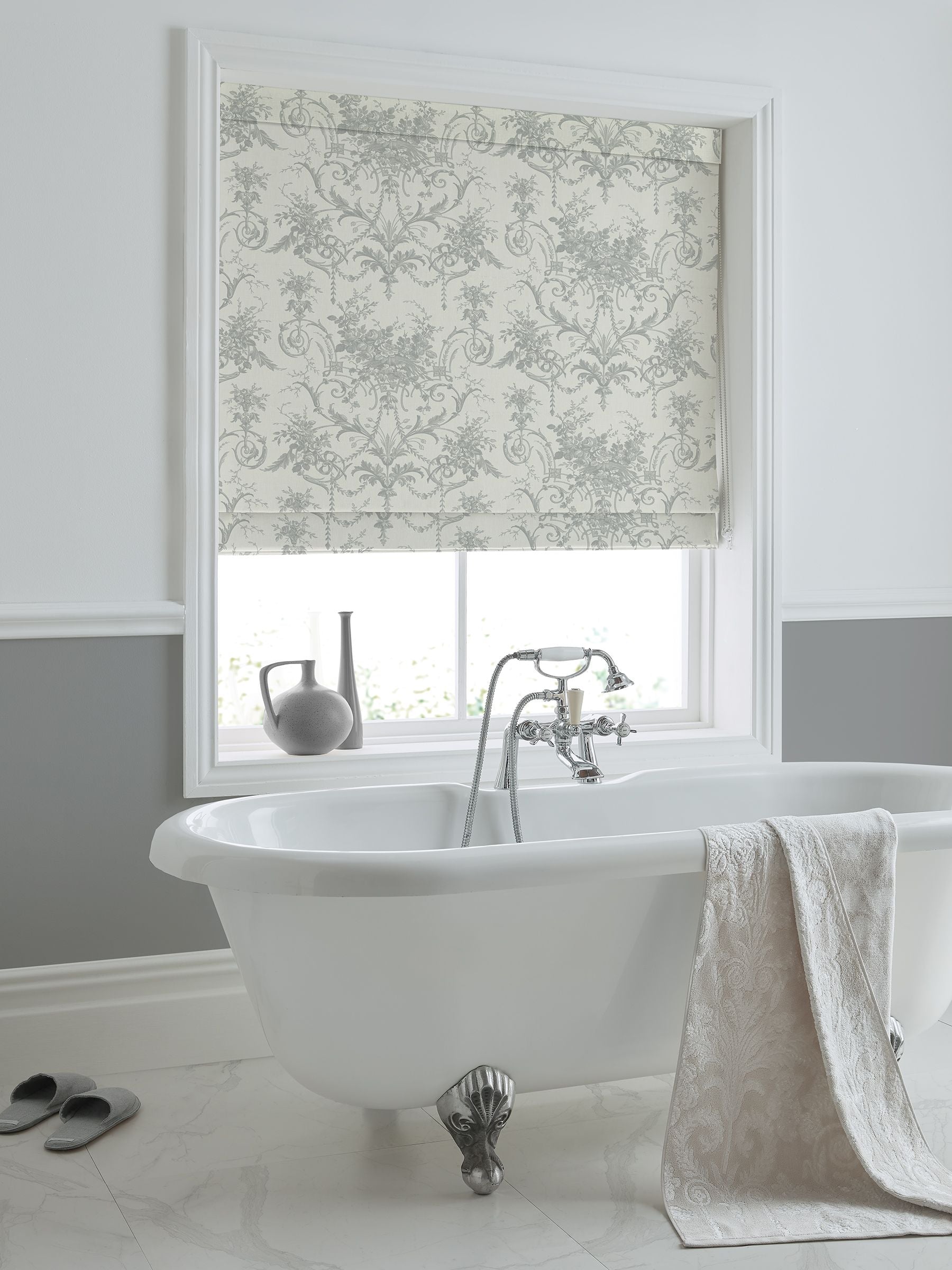ستارة رول رومانية Laura Ashley Tuileries من القطن 100% - منتج بريطاني