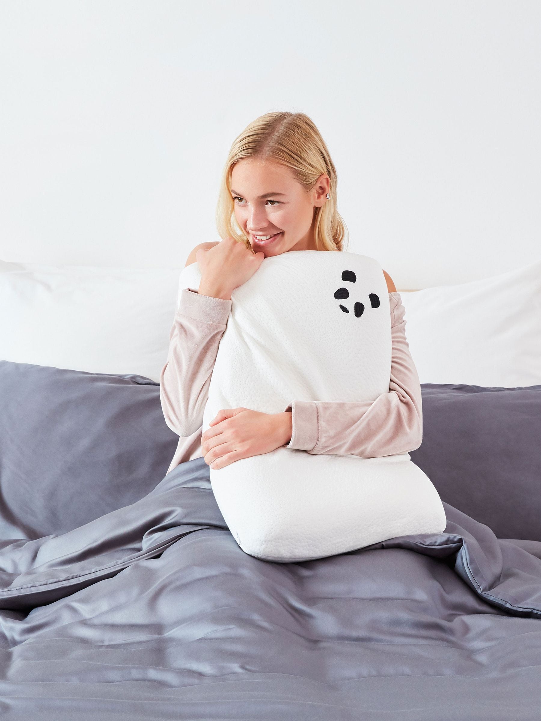 Panda Memory Foam Bamboo Pillow imported from the UK