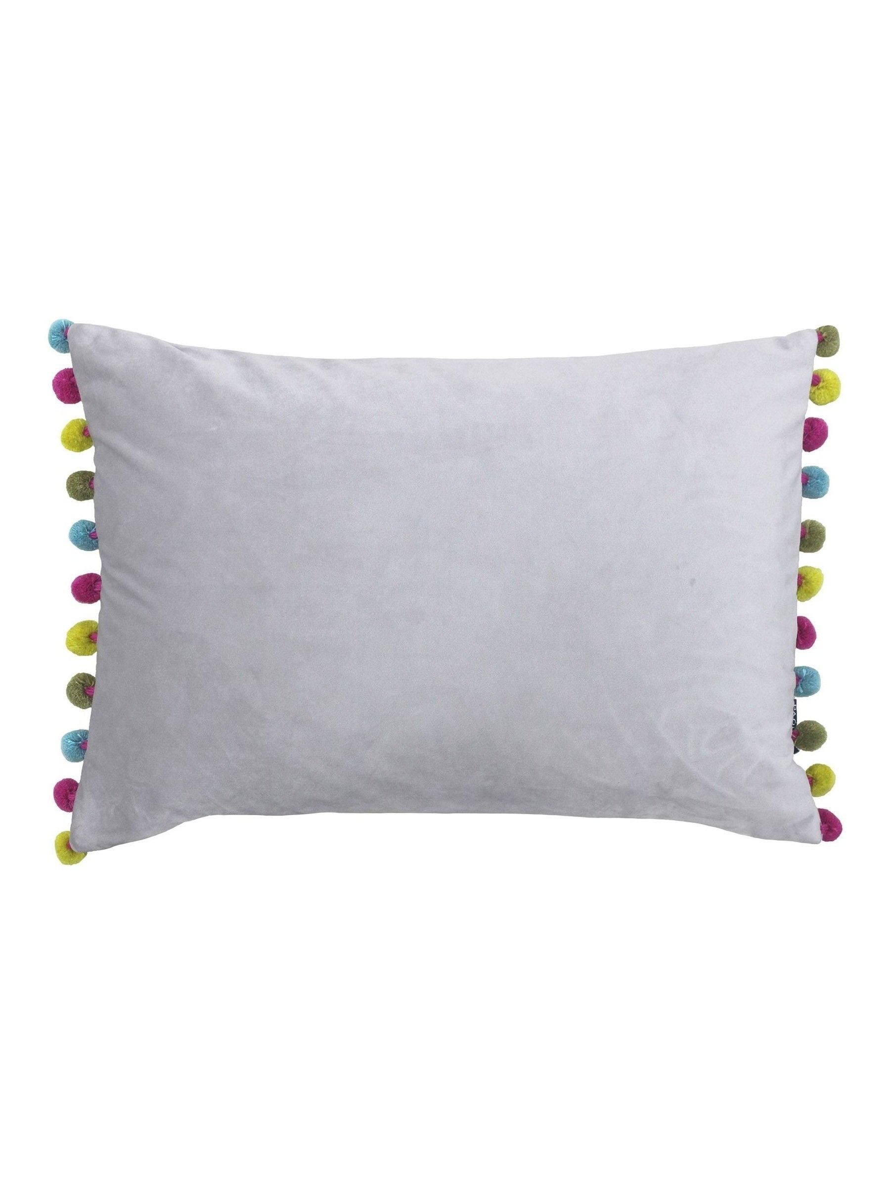 Paoletti Duck Egg/Natural Fiesta Velvet Cushion
