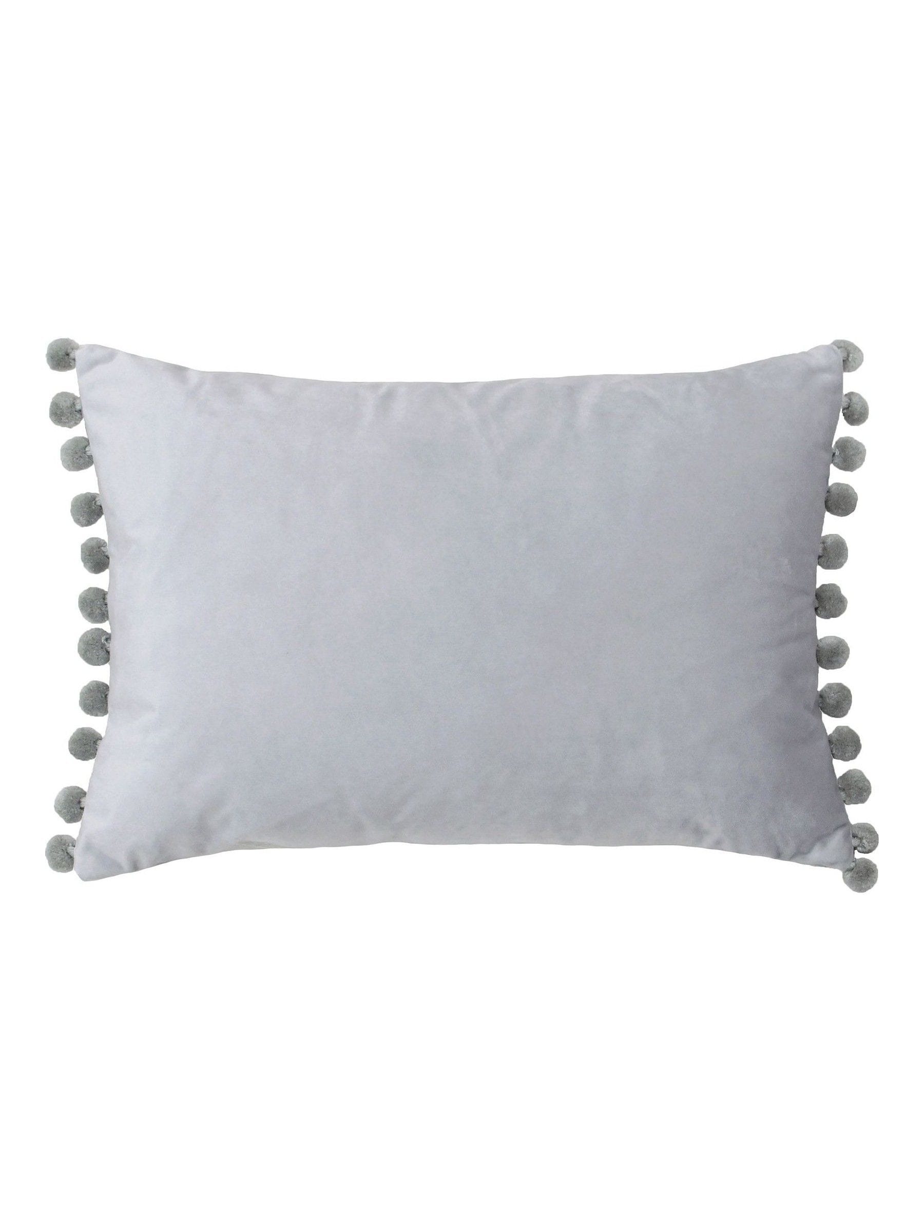 Paoletti Duck Egg/Natural Fiesta Velvet Cushion