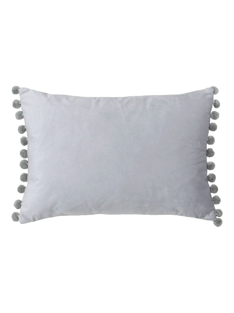 Paoletti Duck Egg/Natural Fiesta Velvet Cushion