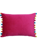 Paoletti Duck Egg/Natural Fiesta Velvet Cushion