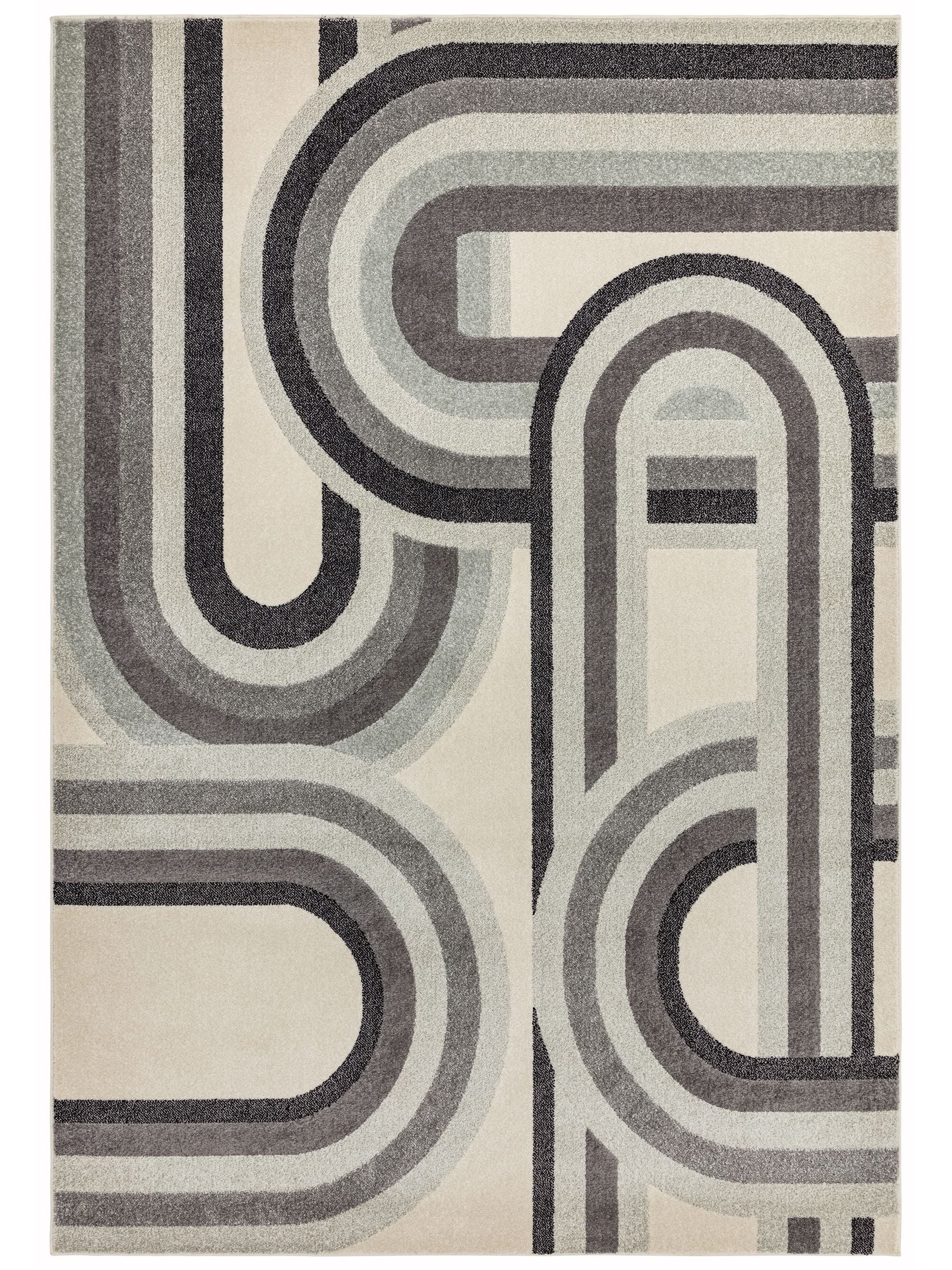 Asiatic Rugs grey Nova retro rug - British product