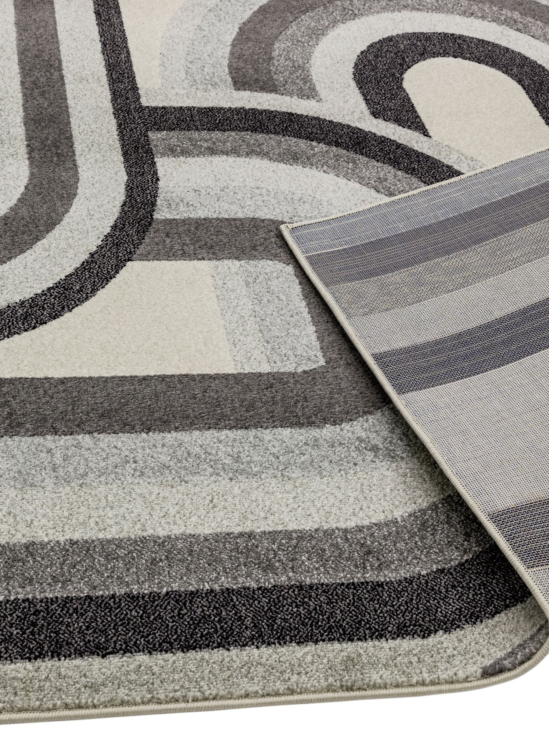 Asiatic Rugs grey Nova retro rug - British product