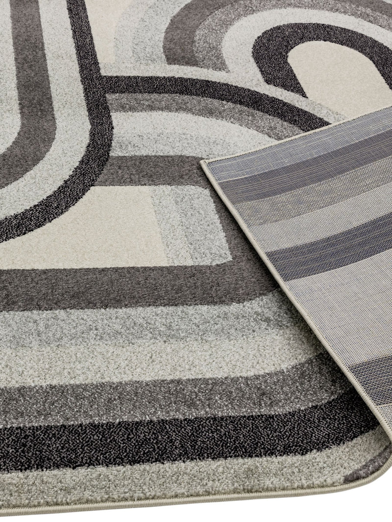 Asiatic Rugs grey Nova retro rug - British product