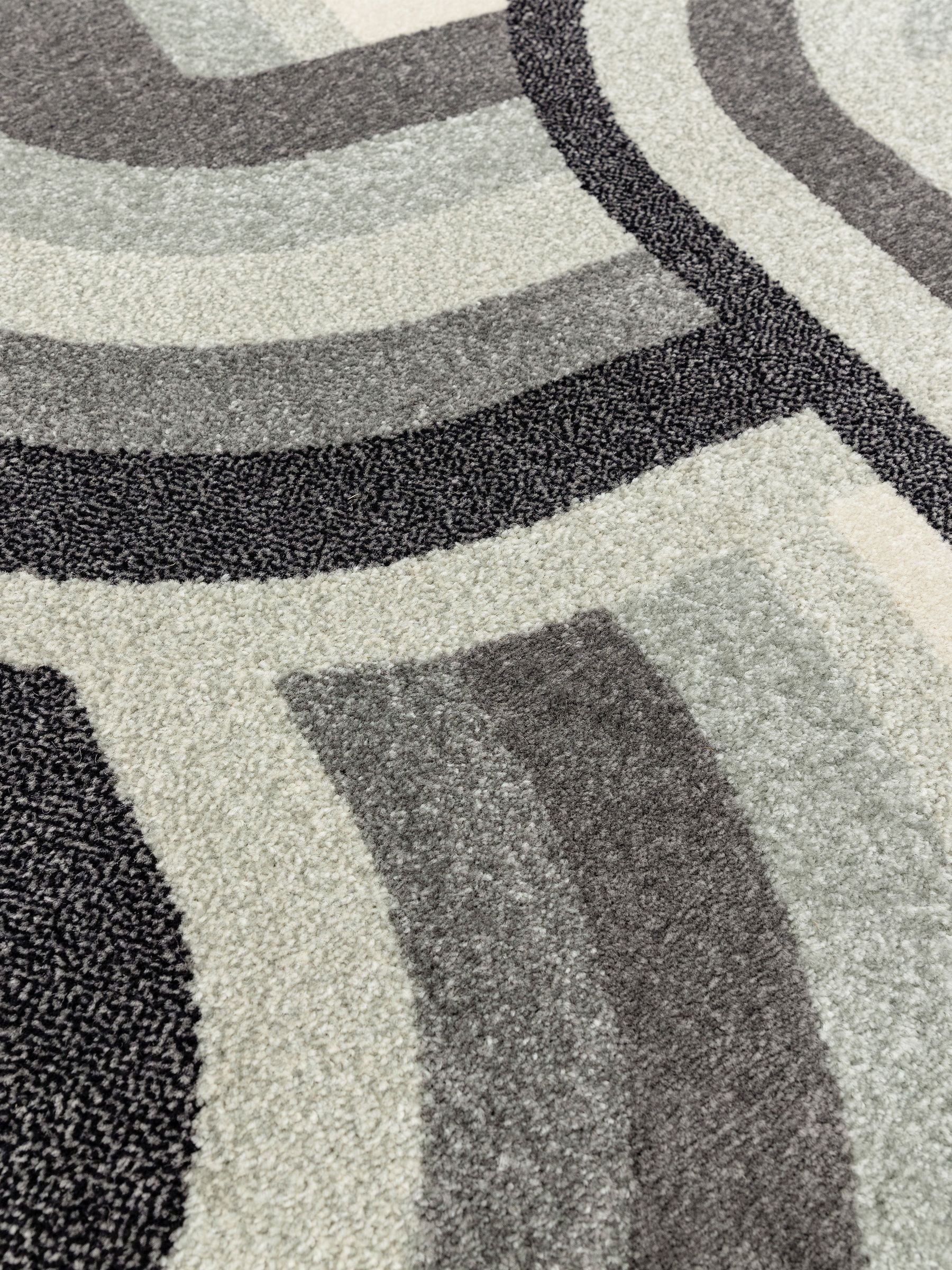 Asiatic Rugs grey Nova retro rug - British product