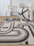 Asiatic Rugs grey Nova retro rug - British product