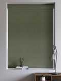Voyage Maison Roman blind in Forest Green made to measure - British product
