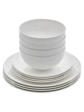 Royal Worcester White Serendipity 12 piece dinner set, imported from the UK