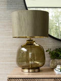 Connor green table lamp 41cm, imported from the UK