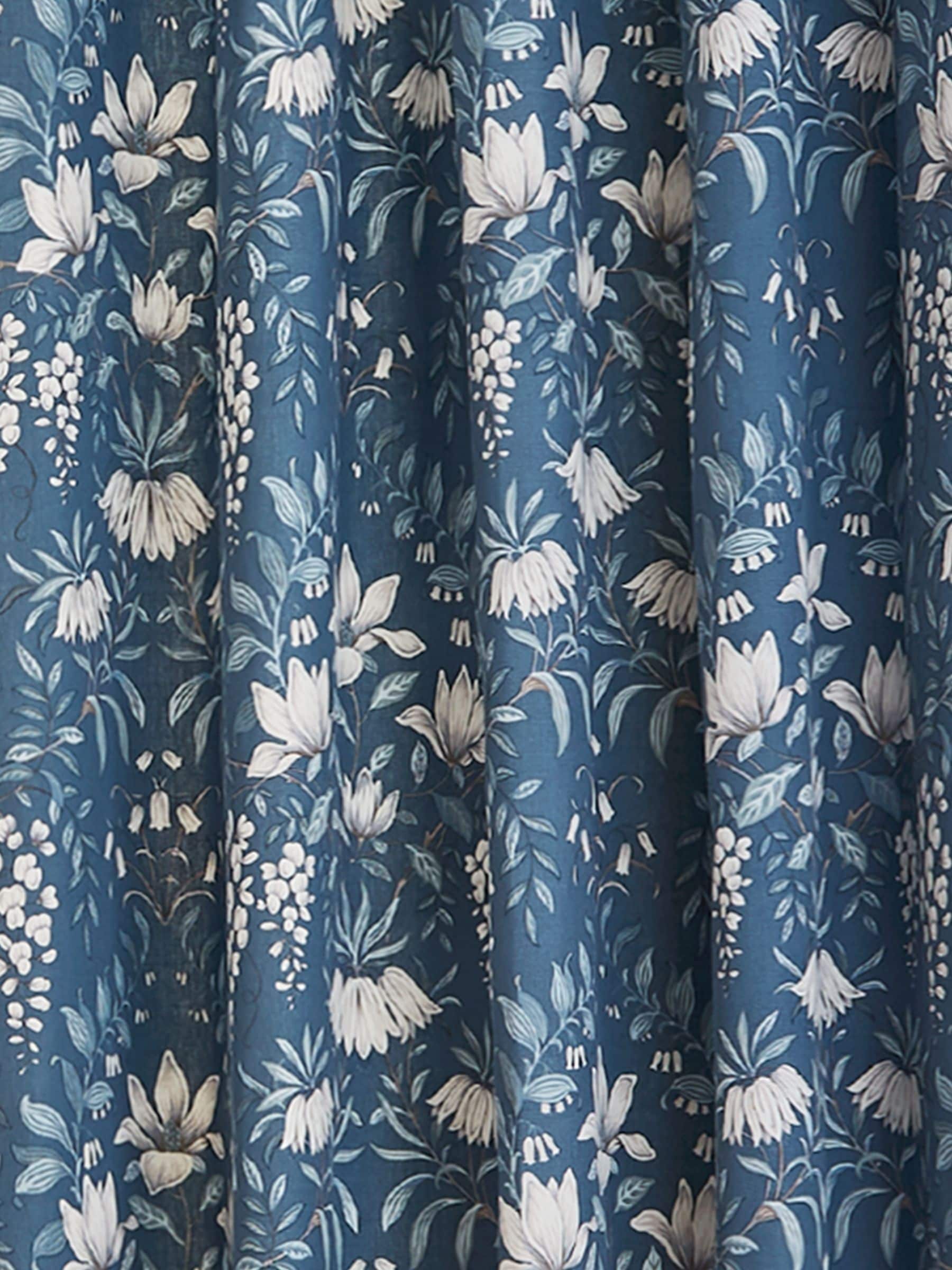 Laura Ashley Blue Seaspray Parterre curtains 168x137cm, imported from the UK