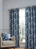 Laura Ashley Blue Seaspray Parterre curtains 168x137cm, imported from the UK