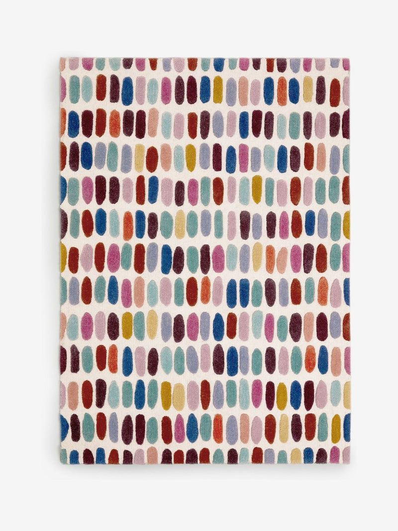 Wool rug Confetti Sketch design, imported from the UK