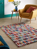 Wool rug Confetti Sketch design, imported from the UK
