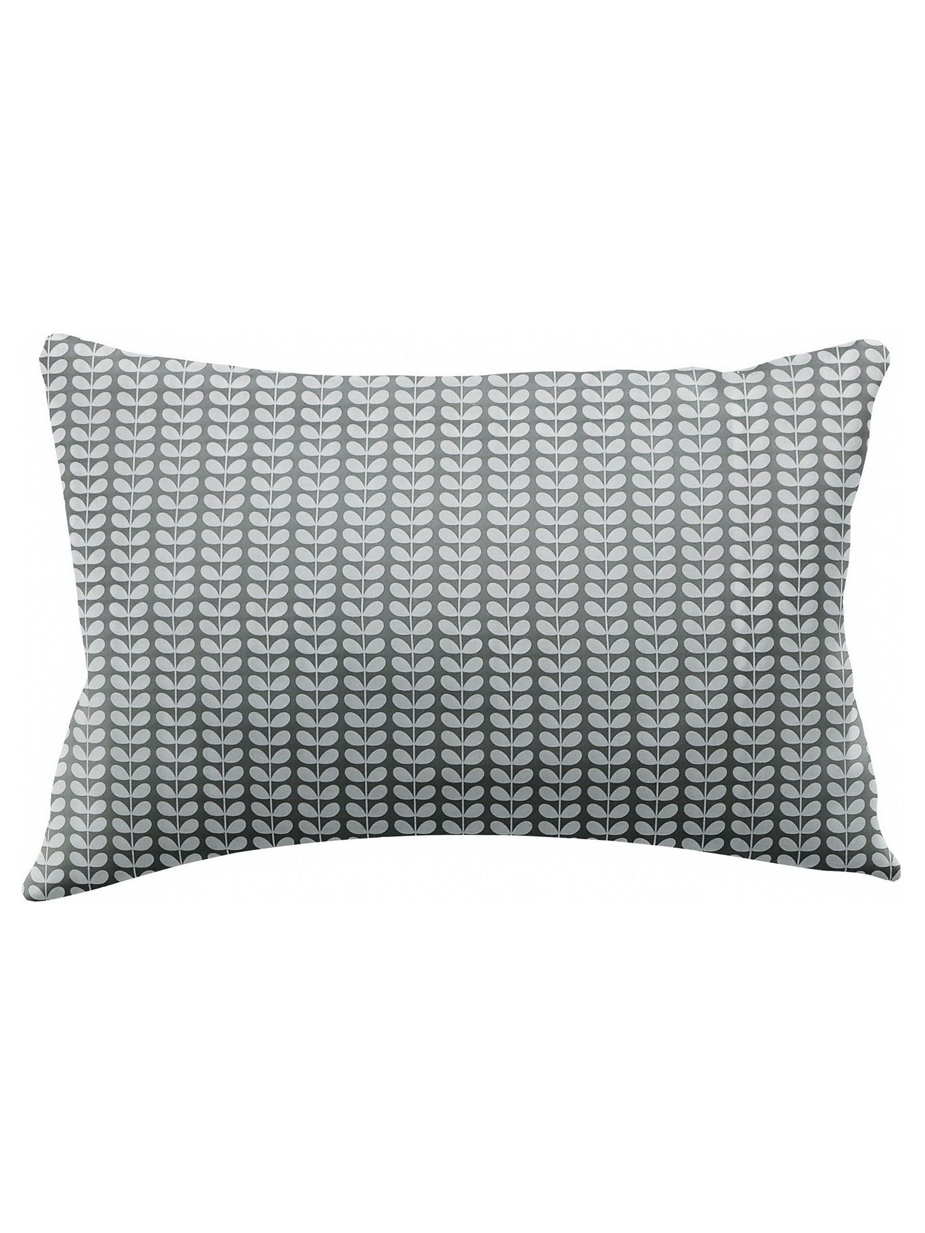 Orla Kiely Tiny Stem grey pillowcases set of 2 (British brand)