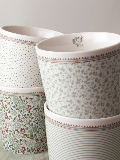 Next Laura Ashley Green Bone China Set of 4 Mug Sets- Buy online at McGrocer