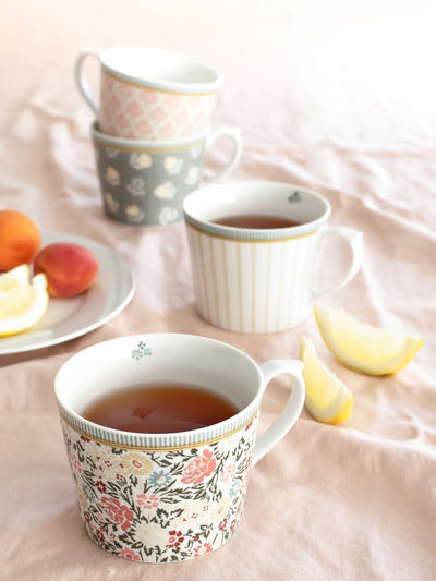 Next Laura Ashley Yellow Bone China Set of 4 Mug Sets- Buy online at McGrocer