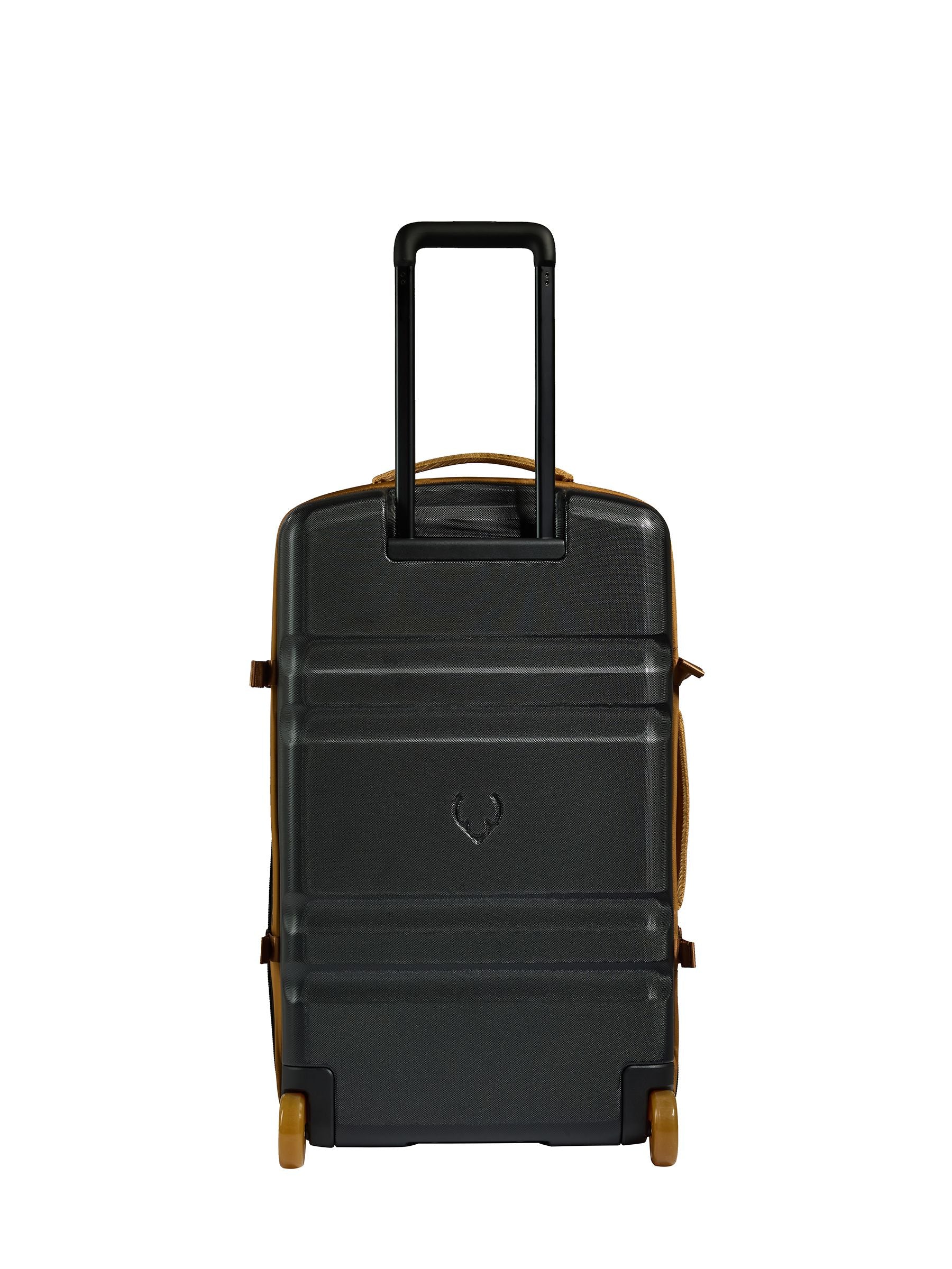 Antler wheeled duffle bag yellow polycarbonate, imported from the UK