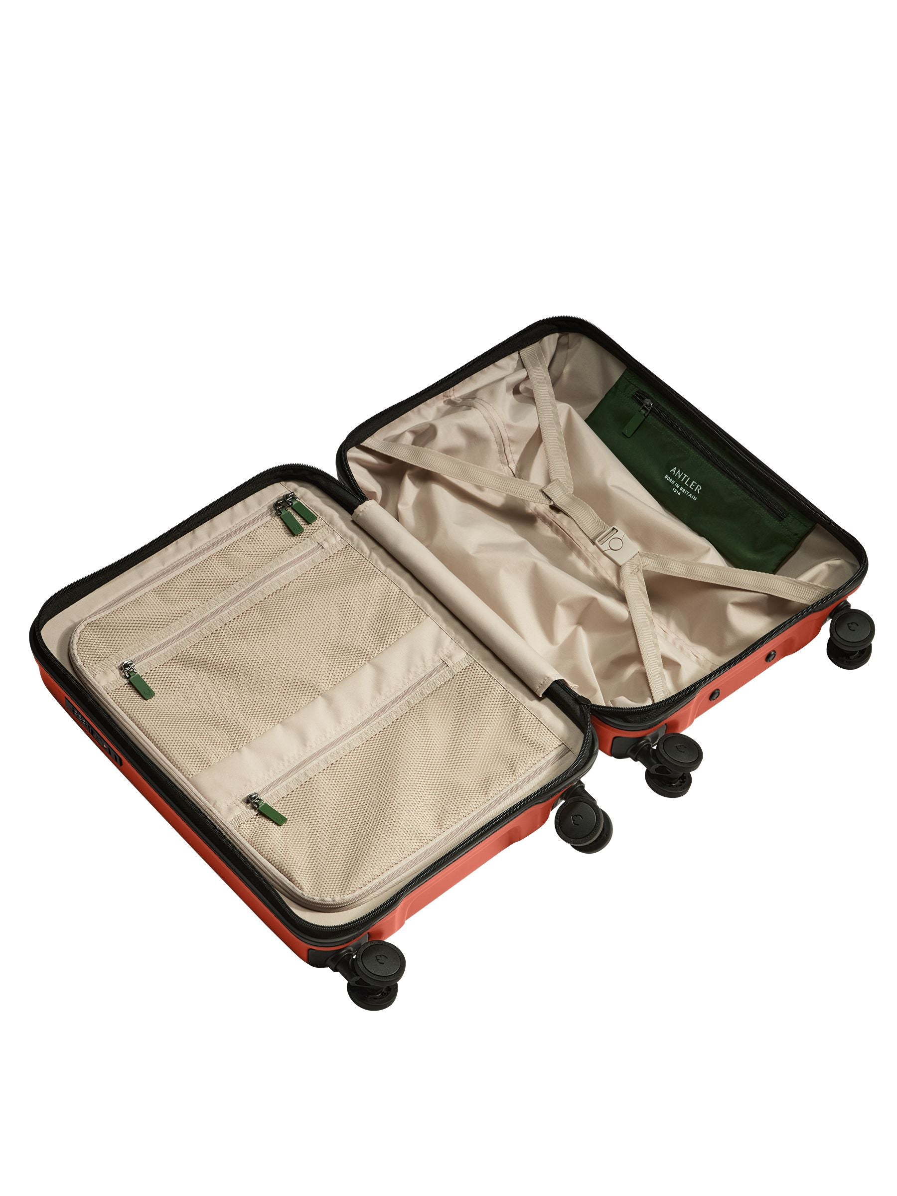 Antler Icon Stripe cabin bag polycarbonate spinner - British product