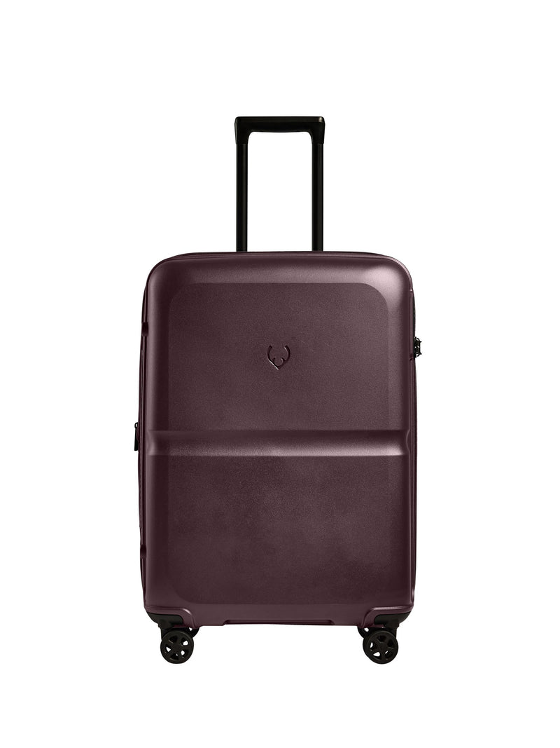 Antler purple single stripe large 68cm expandable suitcase, imported from the UK
