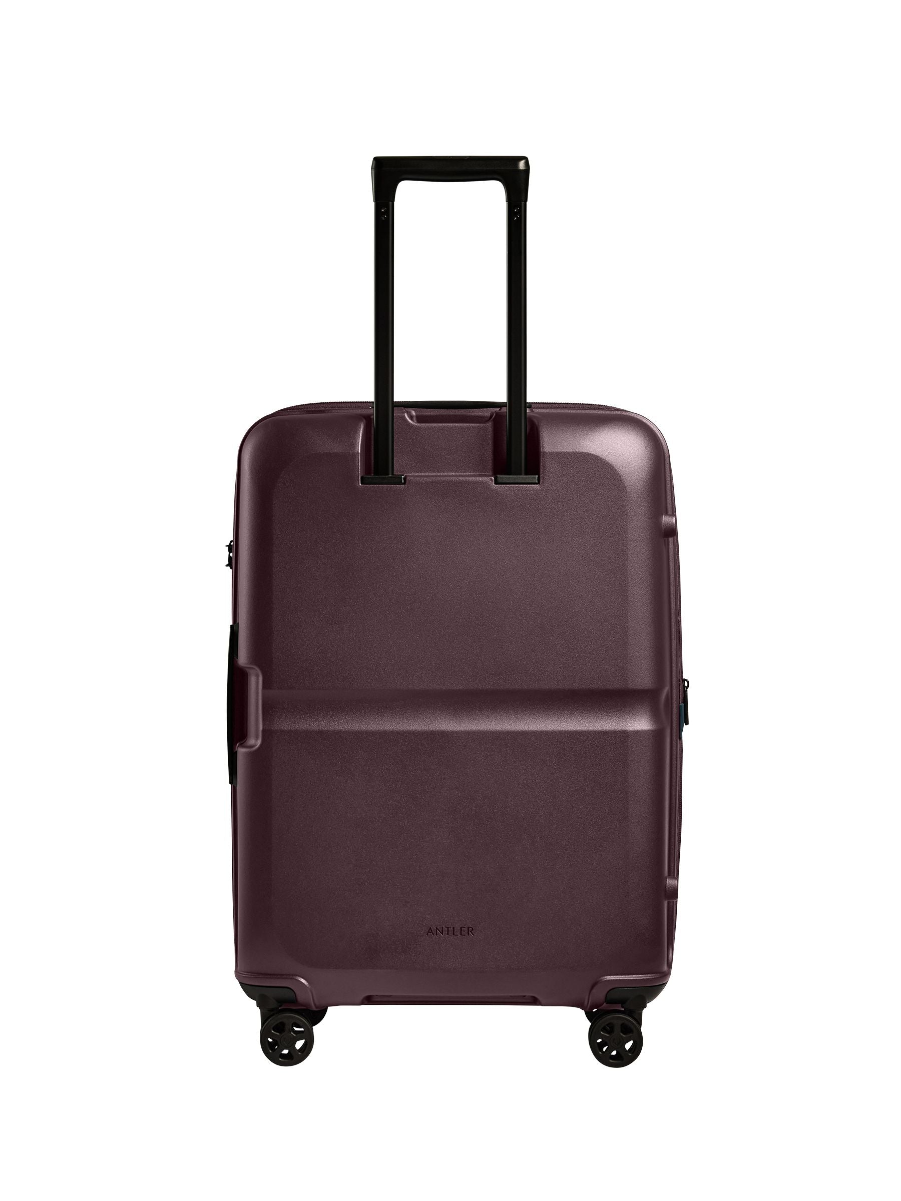 Antler purple single stripe large 68cm expandable suitcase, imported from the UK