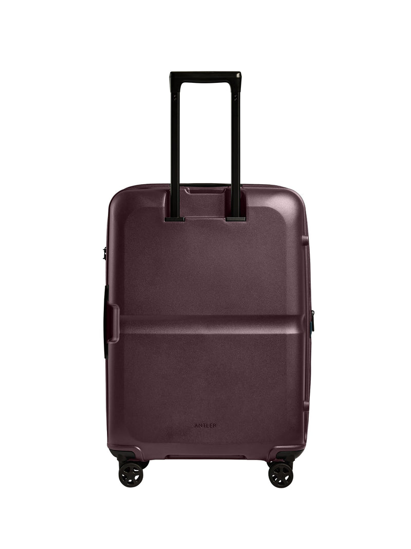 Antler purple single stripe large 68cm expandable suitcase, imported from the UK