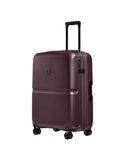 Antler purple single stripe large 68cm expandable suitcase, imported from the UK