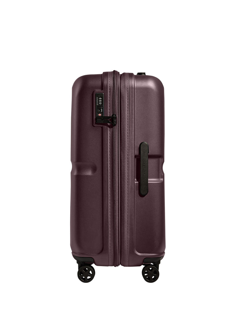 Antler purple single stripe large 68cm expandable suitcase, imported from the UK